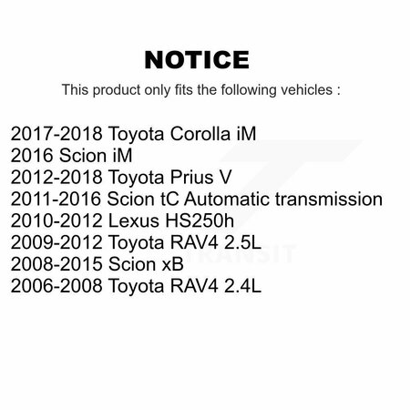 Kugel Front Wheel Bearing Hub Assembly For Toyota RAV4 Scion xB Prius V tC Corolla iM Lexus 70-513257